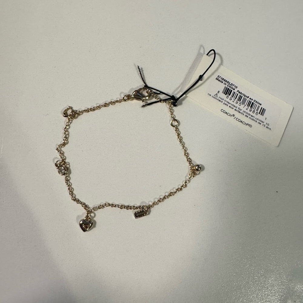 Coach Gold Charm Bracelet - Picture 6 of 6